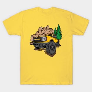 Ford Bronco Design - Yellow Bronco T-Shirt